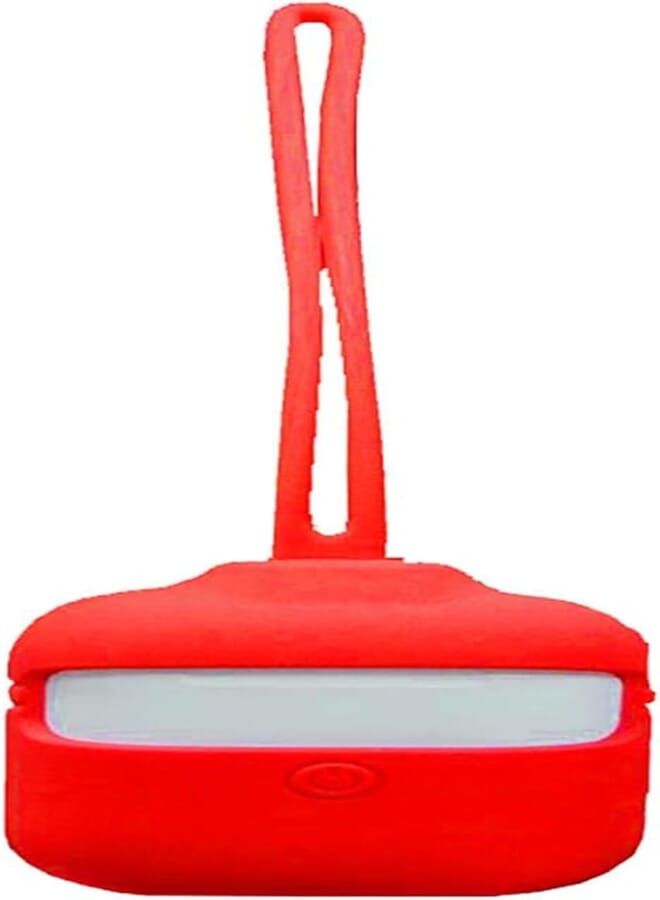 Two Straps Capsule Silicone Protective Case Cover With Neck & Wrist Straps For Airpods Pro - Red